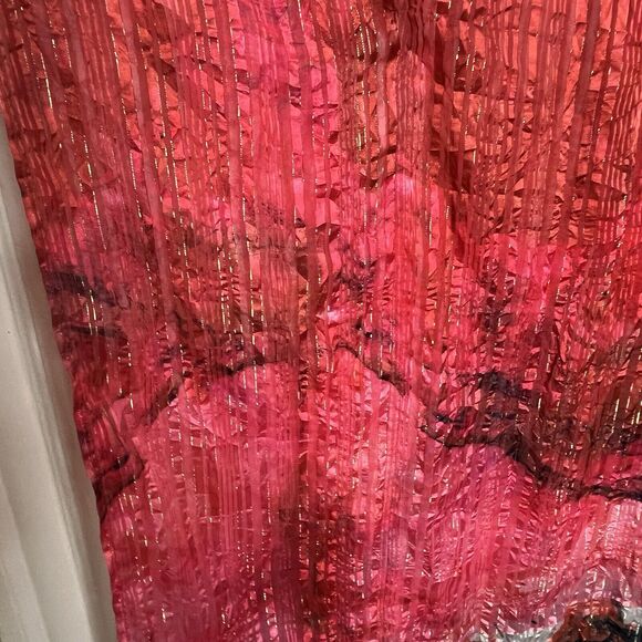 Soft Surroundings Jeweled Embroidered Caftan Dress Womens S/M Metallic - Picture 5 of 8